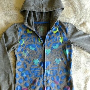 S.O.S Gray Girls Hoodie